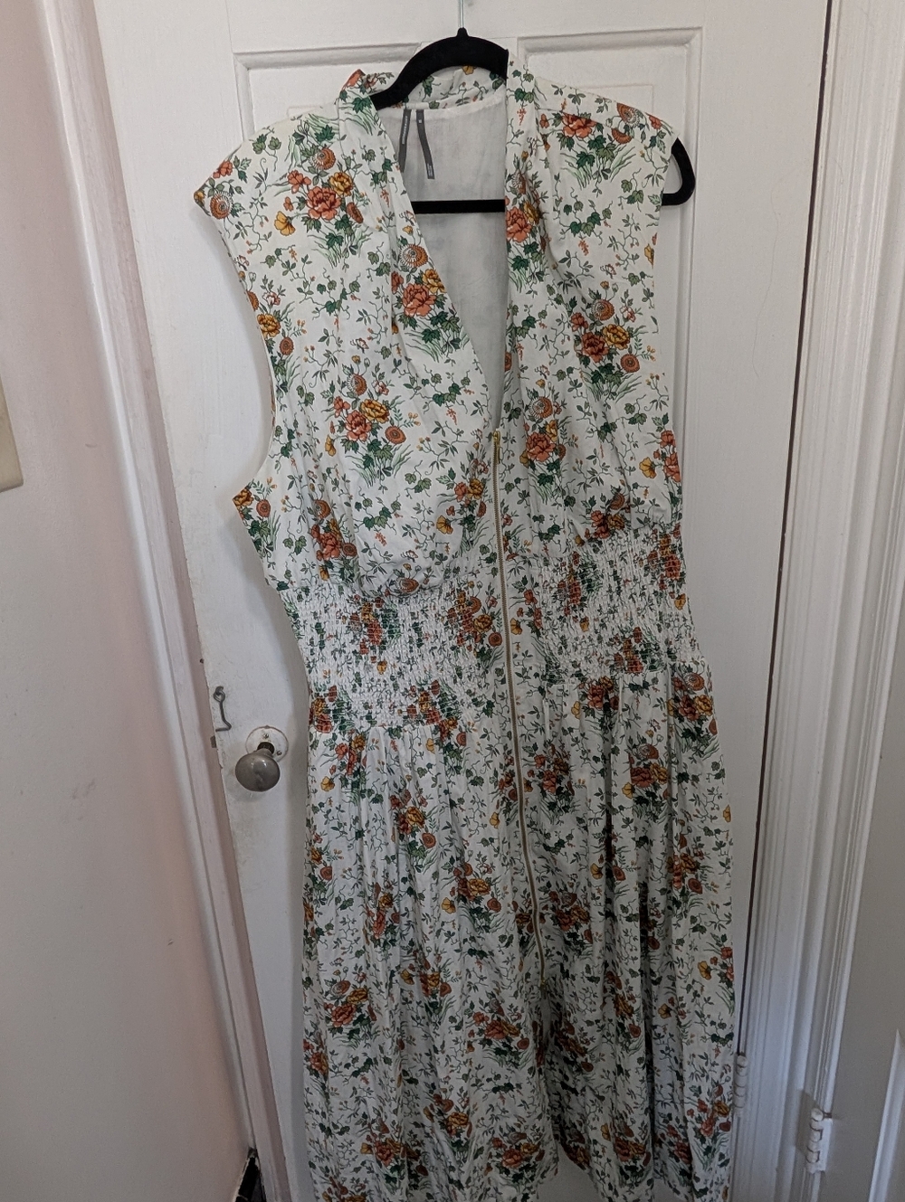 3x Anthropologie Tommie Floral Button-Front Sleeveless Midi Dress - Picture 3 of 4